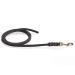 Fat leather line 1m / 1.35m / 2.20m / 3m chrome or brass without hand loop (2.20m x 12mm black brass hook) 2.20m x 12mm black brass hook