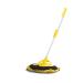 Rotating Mop Microfibre Outdoor Mop Washing Brush for Office Cleaning Household Cleaning Window Cleaning Yellow Decoration Smooth Sailing