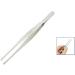 5.5" Long Silver Tone Stainless Steel Round Tip Tweezers - Buy Online on GoSupps.com