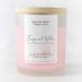 Soy Wax Candle - Hibiscus Plumeria Scented | 10 oz Frosted Glass | Made in Hawaii | Aromatherapy with Hawaiian Salt & Essential Oils - Buy Online on GoSupps.com
