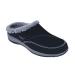 Orthofeet Innovative Orthopedic Slippers for Women - Ideal for Plantar Fasciitis Foot & Heel Pain Relief. Arch Support Slippers Cushioning Ergonomic Sole & Extended Widths - Charlotte 8 Black