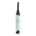 dijiusidy Electric Eyelash Curler Portable Hand Type Heated Rechargeable Silicone Cover Curling Brush Office Makeup Tools White