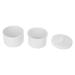 Nail art sterilizer tray sterilization box disinfection container mani nail tools sterilization tray sterilization box manicure tools for nail studio or home use (white)