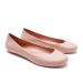 OKABASHI Women's Georgia Soft Jelly Ballet Flats | Daily Slip-On Shoes w/Arch Support | Helps Relieve Foot Soreness & Pain 6 Nude