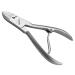 Alpen Nail Clippers Steel AISI 420 Rust-Proof Matte Spring Opening 10.0 cm