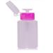 1 JaTop 150ml Pump Empty Bottle Dispenser for Nail Polish Remover Liquid Bottles Container Clear A: Dispenser