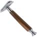 BeautyTrack Vintage Wood Shaving Kit for Men - Safety Razor, Badger Hair Brush, Soap Bowl - Great Gift Idea for Christmas - Buy Online on GoSupps.com