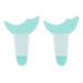 Multifunctional Eye Makeup Aid Crescent Baffle Mascara Tool Beauty Tool Eyeliner Eyeliner Y9V4 Shaper Assistant Eyebrow Baffle Blue Size