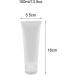 12 Pack Refillable Transparent Cosmetic Sample Bottles - 100ml Travel Makeup Containers with Hinged Lid - Perfect for Sample Storage - Buy Online on GoSupps.com
