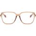 Blue Light Blocking Reading Glasses - Large Square Anti Eyestrain Eyeglasses +300 Tea for Comfortable Screen Use - Buy Online on GoSupps.com