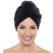 IC Collection 12 Pack Black Hairdressing Towels - 100% Cotton 400gr/m 40x90 cm - Premium Salon Quality - Buy Online on GoSupps.com