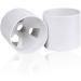 Golf Hole Putting Cup Set - USGA Regulation Conforming | 2 ABS Ivory White Cups | 4 Diameter x 4 Depth | Ideal for Practice Putting Green - Buy Online on GoSupps.com