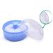2 Pcs Pink and Blue Baby Powder Puffs with Talcum Powder Holder - Baby Skin Care Flutter - Buy Online on GoSupps.com