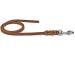 Fat leather line 1m / 1.35m / 2.20m / 3m chrome or brass without hand loop (1.35m x 8mm cognac chrome hook) 1.35m x 8mm cognac chrome hook