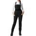 JACK SMITH Women's Snow Ski Pants Insulated Waterproof Ski Bib Overalls Winter Snowboarding Pants Black Large