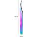 UUYYEO Eyelash Tweezers 4 Pack - Stainless Steel Curved Precision Tweezers for Eyelash Extensions - Ideal for Professional & DIY Use - Buy Online on GoSupps.com