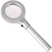 Magnifyings Educational Hobby Magnifiers Handheld 5X Optical Glass Magnifier with Metal Led Lamp Reading All Metal Frame Magnifying Glass