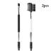 2PCS Professional Eyebrow Brush Set - Double Ended Angled Brush for Women & Girls | Portable Mascara Applicator | International Shipping Available - Buy Online on GoSupps.com