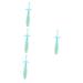 Minkissy 4 pieces toothbrush Transparent shoe belt baby tooths newborn toothbrush childrens toothbrush milk tooth cleaner tooth cleaning brush Natural detergent set
