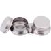 1Pc Stainless Steel Large Double Dipper Palette Cup Turpentine Solvent Oil Container Paint Megilp Turpentine Container with Screw Hat  Can Clip on Palette