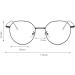 Buy LTSRLL Retro Reading Glasses - Oval Vintage Blue Light Blocking Metal Readers - Glare-Free Presbyopia Glasses in Silver Black - Buy Online on GoSupps.com