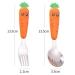 Baby Cutlery Set - Learning Spoon & Fork for Kids 18 Months+ | Self-Feeding Essentials - Buy Online on GoSupps.com