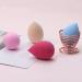 Makeup Sponge Makeup Cosmetic Puff Powder WaterDrop Shape Cosmetic Puff Makeup Sponge Makeup Tool Foundation Sponge for Women Girl Makeup Sponge Holder(Rose Red) - Buy Online on GoSupps.com