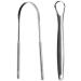 Premium Stainless Steel Tongue Scraper & Brush | Ultimate Dental Tongue Cleaner for Fresh Breath - Ships Internationally - Buy Online on GoSupps.com