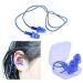 Soft Gel Earplugs Swimmers Waterproof Flexible Silicone Gel Corded String Ear Plugs for Swimming or Sleeping Pack of 5 (Black) - Buy Online on GoSupps.com