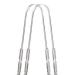 Tongue scraper for adults oral care natural tongue cleaner for fresher breath - stainless steel tongue scraper (2 pieces/pack)
