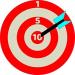 Urinal Fly Toilet Stickers 12 Pack Numbered Red Bullseye with Arrow 80% Cleaner Bathrooms in Minutes! - Buy Online on GoSupps.com