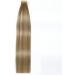 Shop Hotlulana Tape-In Extensions - 100% Real Hair Balayage Light Brown & Gold Blonde (#10/10/22) - 14 inch 40g 20 Pieces - Buy Online on GoSupps.com