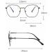 Blue Light Blocking Oval Reading Glasses | Anti Eye Strain Large Presbyopic +0.00 Black-Silver - Buy Online on GoSupps.com