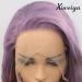 Buy Xiweiya 24-Inch Purple Wig - Long Body Wave Synthetic Lace Front Heat Resistant Natural Hairline Piano Purple Color for Women - Buy Online on GoSupps.com