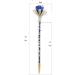 Chinese Traditional Classical Hair Pins Stick Crystal Antique Lotus Fork Hairpin hair Sticks hair Chopsticks wedding Hair Jewelry (PURPLE) - Buy Online on GoSupps.com