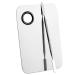 6x4" Makeup Mixing Palette Stainless Steel Cosmetic Artist Blending Palette with Spatula Tool for Mixing Foundation