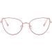Metal Cat-Eye Reading Glasses - Anti UV & Blue Light Blocking - 3.00 C4 Durable Eyewear for Comfortable Reading - Buy Online on GoSupps.com