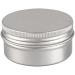 Zeoabsy 10-Piece 50ml Silver Aluminum Tins with Screw Caps - Perfect for Cosmetics Candles Ointments | Includes 5 Spatulas & Etiquette Label - Buy Online on GoSupps.com