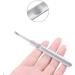 1PCS Silver Professional Stainless Steel Hangnails Nails Cleaner Cuticle Pusher Nail Art Tools Pedicure Cuticle Trimmer Remover Dead Skin Callus Removal Fork For Unisex Adult - Buy Online on GoSupps.com