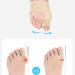 Hallux Valgus Toe Spreader & Bunion Corrector - 1 Pair with Anti-Slip Belt Design - Toe Separator for Men & Women - Buy Online on GoSupps.com