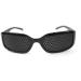 Pinhole Glasses for Eye Training | Black Mesh Glasses with Foldable Temples - Relaxation & Vision Improvement - Buy Online on GoSupps.com