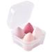 4ct Makeup Sponge Set for Liquid, Cream, and Powder Makeup - Pink Beauty Blender Sponges with Organizer - Buy Online on GoSupps.com