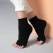 Foot Alignment Socks with Toe Separator - Relieve Foot Pain Improve Posture & Flexibility for Men & Women | Ideal for Office & Yoga (Black - Buy Online on GoSupps.com