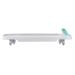 Helping Hand Kingfisher White Plastic Bath Board with Handle. Adjustable to fit 26"-28" Width Baths. 200kg / 31 Stone Weight Limit.