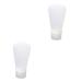 DOITOOL 2pcs Shower Gel Bottles Refillable Bottles Travel Bottle Leak Proof Travel Containers White Whitex2pcs Size 1x2pcs