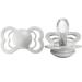BIBS Pacifiers - Supreme Collection | BPA-Free Baby Pacifier | Made in Denmark | Set of 2 Haze Color Premium Soothers | Size 6-18 Months
