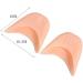WOIWO 2PCS Soft Silicone Gel Toe Caps Protector for Pointed Ballet Shoes - Nude (1 Pair) | Breathable Hole Design - Buy Online on GoSupps.com