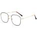 LTSrll Oversized Metal Reading Glasses | Stylish Square Blue Light Blocking | Anti-Glare Filter | Black-Golden +200 - Buy Online on GoSupps.com