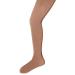 Capezio Big Girls' Ultra Soft Self Knit Waistband Footed Tight Big Girls (7-16) One Size Light Suntan