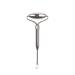 Tefexer stainless steel face roller double-sided face scooter massage device skin care scooter tools for face eyes neck relieve fine lines and wrinkles dual-purple acupoint massage device